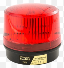 Weather - Proof Strobe Light 12vdc Potter Sl 401 Red Png,Strobe Light Png
