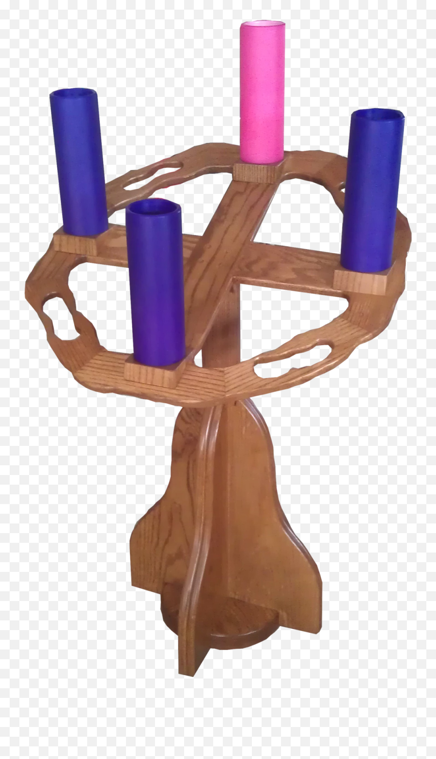 Advent Candle Transparent Png Image - Wooden Advent Wreath Stand,Advent Wreath Png