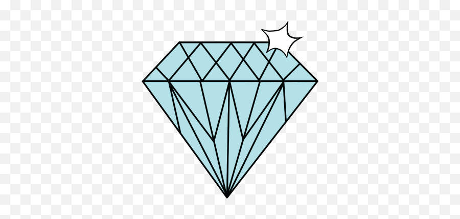 Diamond Drawing Simple - Diamond Drawing Png,Diamond Vector Png