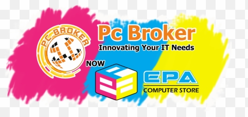 Pc Broker Logo To Epa With Brush 2 - Rak Piring Aluminium Png,Epa Logo Png