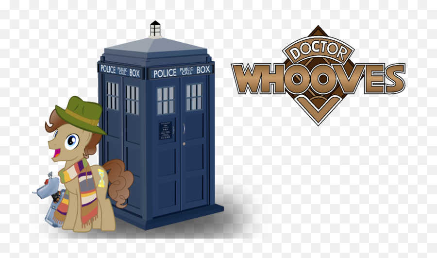 515022 - Safe Doctor Whooves Time Turner Earth Pony Pony Fictional Character Png,Tardis Transparent Background