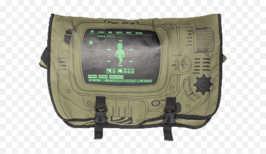 Bethesda Holiday 2015 Gift Guide - Fallout Messenger Bag Png,Vault Boy Thumbs Up Png