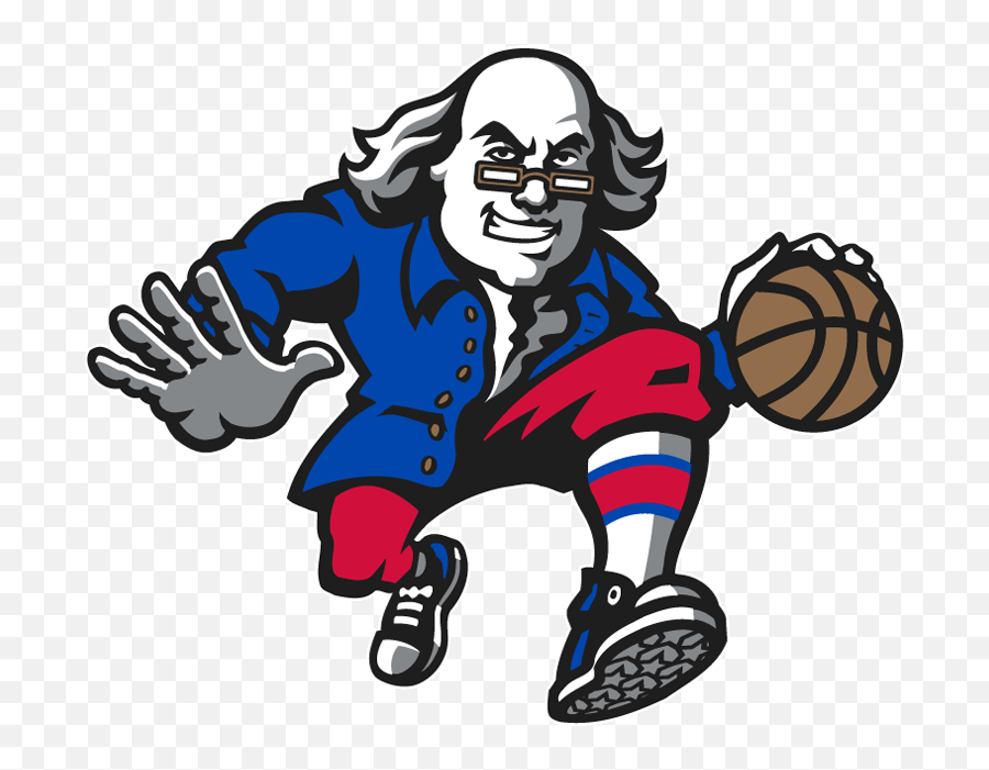New 76ers Secondary Logo - 76ers Ben Franklin Logo Png,Sixers Logo Png