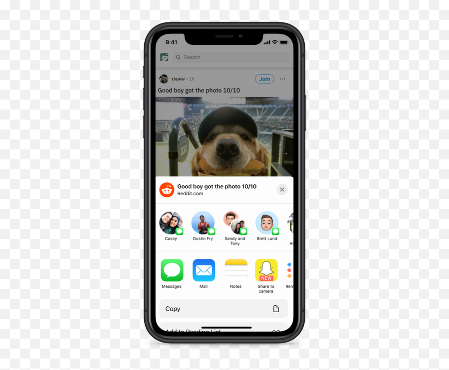 Reddit Now Lets Ios Users Share To - Reddit And Snapchat Png,Reddit Icon Name