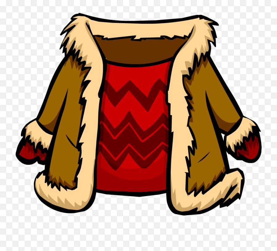Red Suede Jacket Club Penguin Wiki Fandom Powered Wikia - Winter Coat Png Cartoon,Alpha Icon Dog Clothes