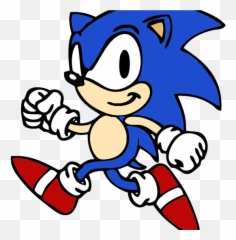 Library Of Sonic The Hedgehog Face - Cartoon png