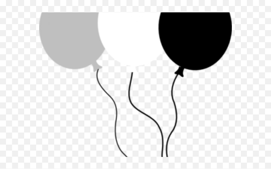 Black Balloons Png - Clip Art,White Balloons Png