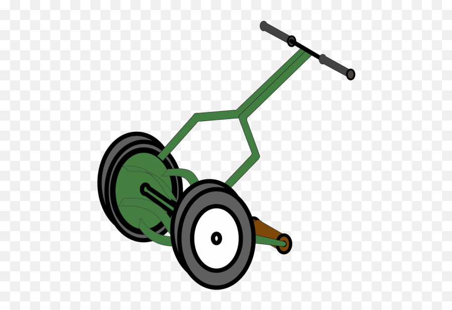 Cartoon Push Reel Lawn Mower Png Svg Clip Art For Web - Push Mower Cartoon,Lawnmower Icon