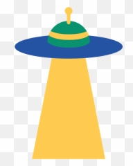 Yellow Ufo Clipart Illustrations U0026 Images In Png And Svg - Vertical
