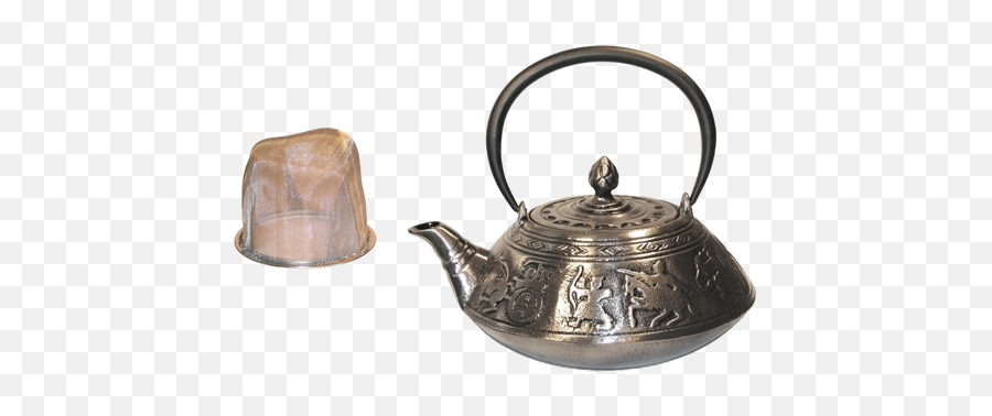 Silver Warriors Cast Iron Tetsubin Teapot 374 Fl Oz - Antique Png,Iron Warriors Icon