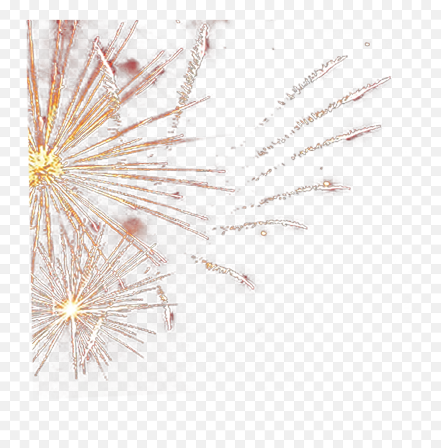 Gold Firework Transparent Png Clipart - Gold Fireworks Png,Firework Png