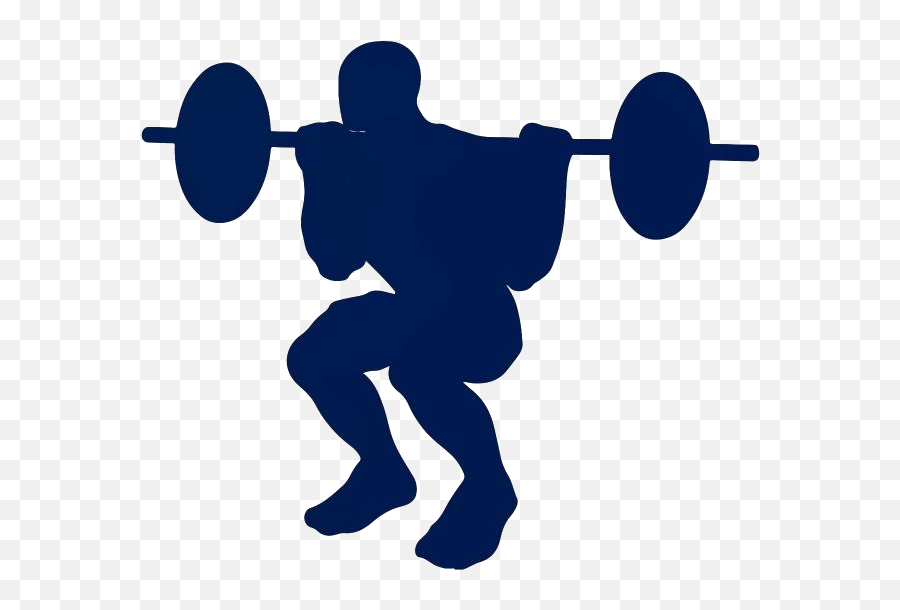 Transparent Weightlifting Clipart Pngimagespics - Agachamento Com Levantamento De Peso,Weight Lifting Icon