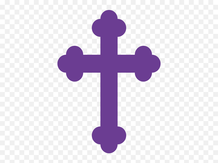 Purple Cross Clipart Clip Art - Cross Symbol Png,Cross Clipart Png