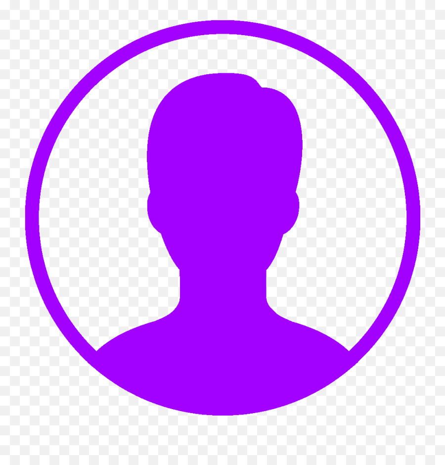 Profile Purple Icon Png Cutout U0026 Clipart Images Citypng - User Profile Icon Red,Secretary Icon