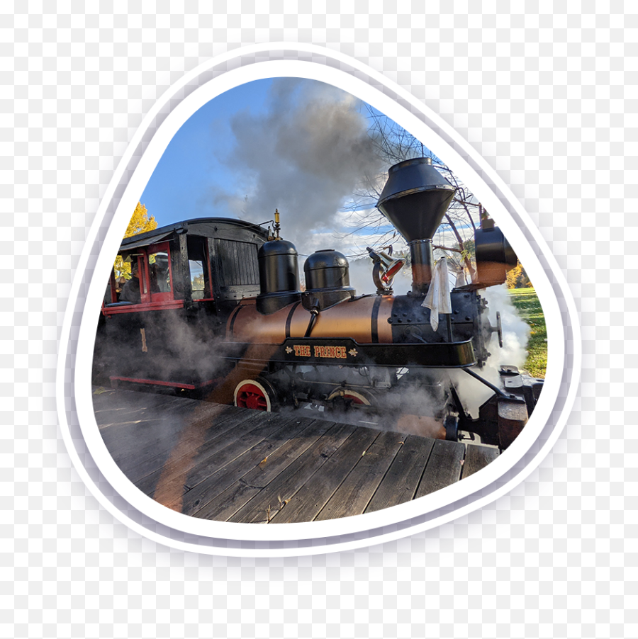 Fort George Railway - The Exploration Place Rail Transport Png,Steam Engine Icon
