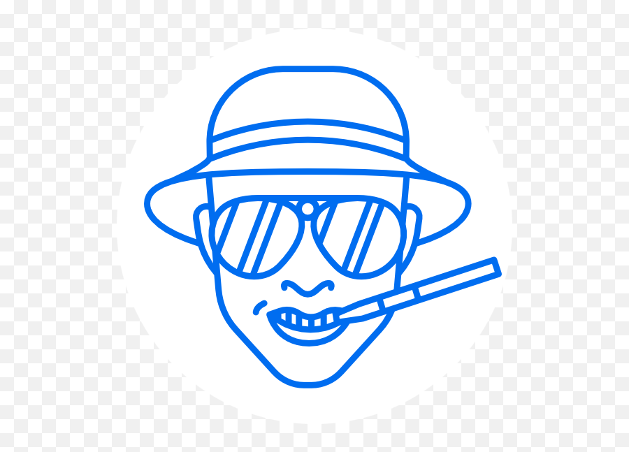 Las Vegas - Fear And Loathing In Las Vegas Drawings Clipart Png,Vegas Icon