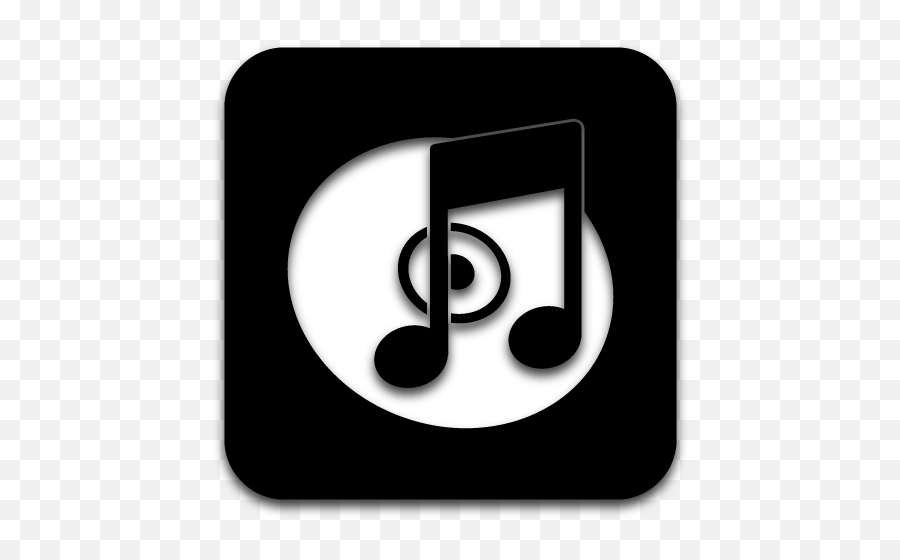 App Itunes Icon - Black Icons Softiconscom App Icons Black And White Music Png,Itunes Png