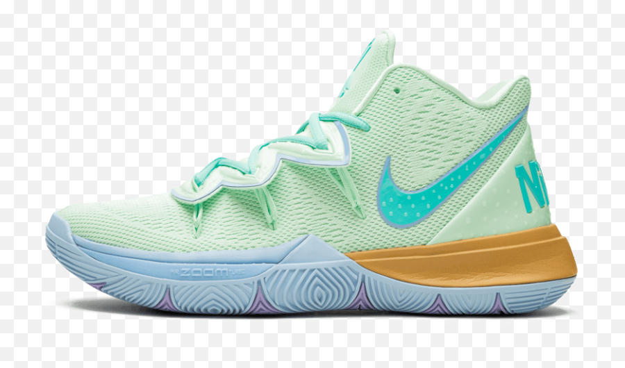 Kyrie 5 U201cspongebob - Squidwardu201d Cj6951300 Restocks Nike Kyrie 5 Squidward Png,Squidward Png