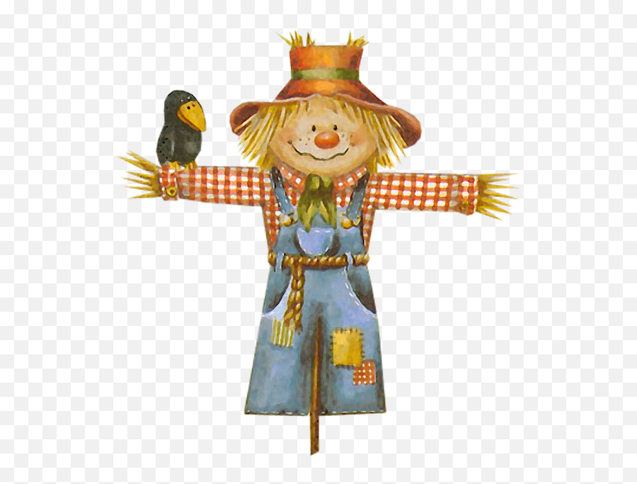 Scarecrow Cartoon Illustration Free Png - Transparent Background Scarecrow Cartoon,Scarecrow Png