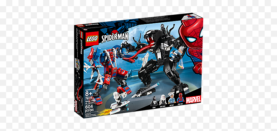 76115 Spider Mech Vs - Lego Spider Mech Vs Venom Png,Venom Transparent