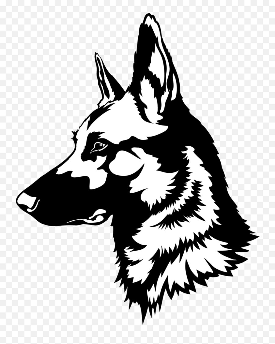 German Shepherd Dog Head Sticker - German Shepherd Face Belgian Malinois Decal Png,Dog Head Png