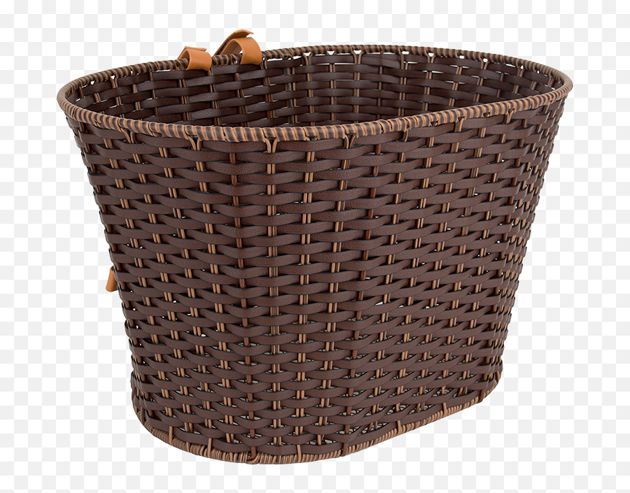 Synthetic Rattan Bike Basket - Brown Storage Basket Png,Basket Transparent Synthetic Rattan Bike Basket - Brown Storage Basket Png,Basket Transparent