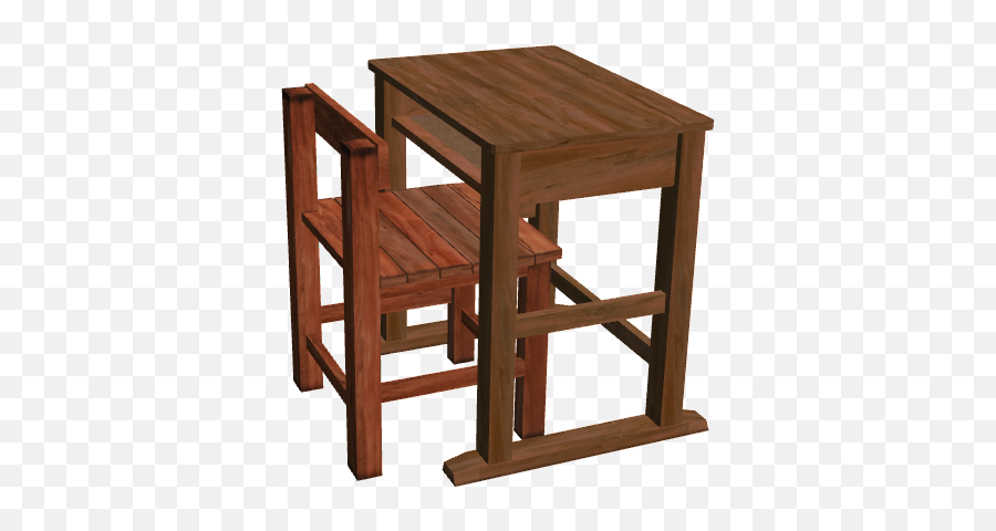 P3din - Old Japaness School Desk And Chair End Table Png,School Desk Png