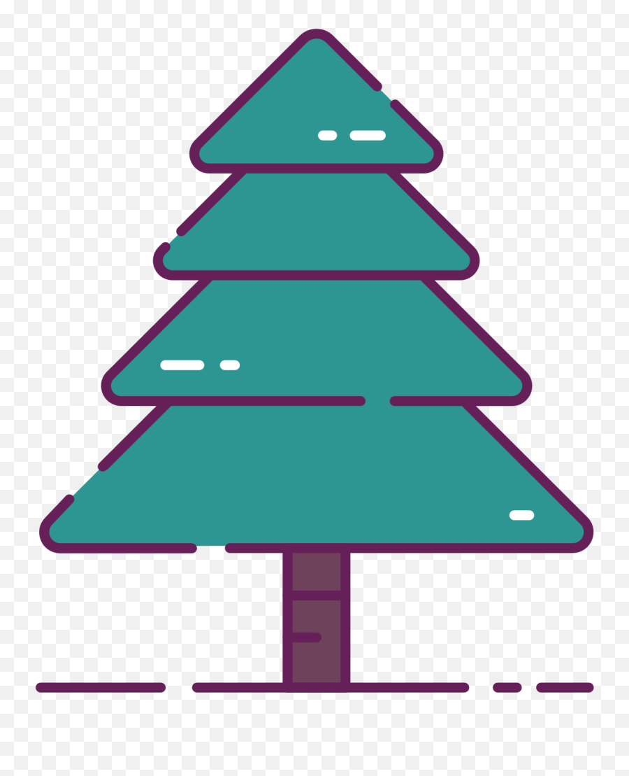 Natural Christmas Tree Clip Art - Christmas Tree Presents Clip Art Png,Christmas Presents Png