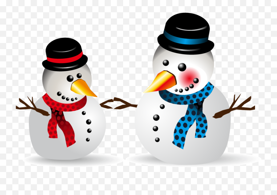 Winter Snowman Png Vector Material - Imagenes De Muñeco De Nieve En Png,Snow Man Png