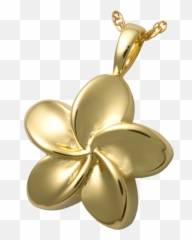 Plumeria Flower Cremation Pendant - Locket Png,Plumeria Flower Png