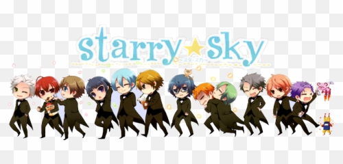 Download Hd Starry Sky Anime Logo Transparent Png Image - Zodiac Sign Capricorn Anime,Anime Logo Png