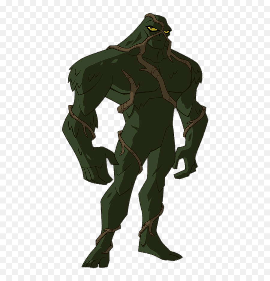 Swamp Thing Cartoon Version Transparent - Justice League Swamp Thing Png,The Thing Png