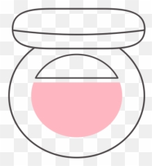 Cheek Blush Compact Duotone - Circle Png,Blush Transparent