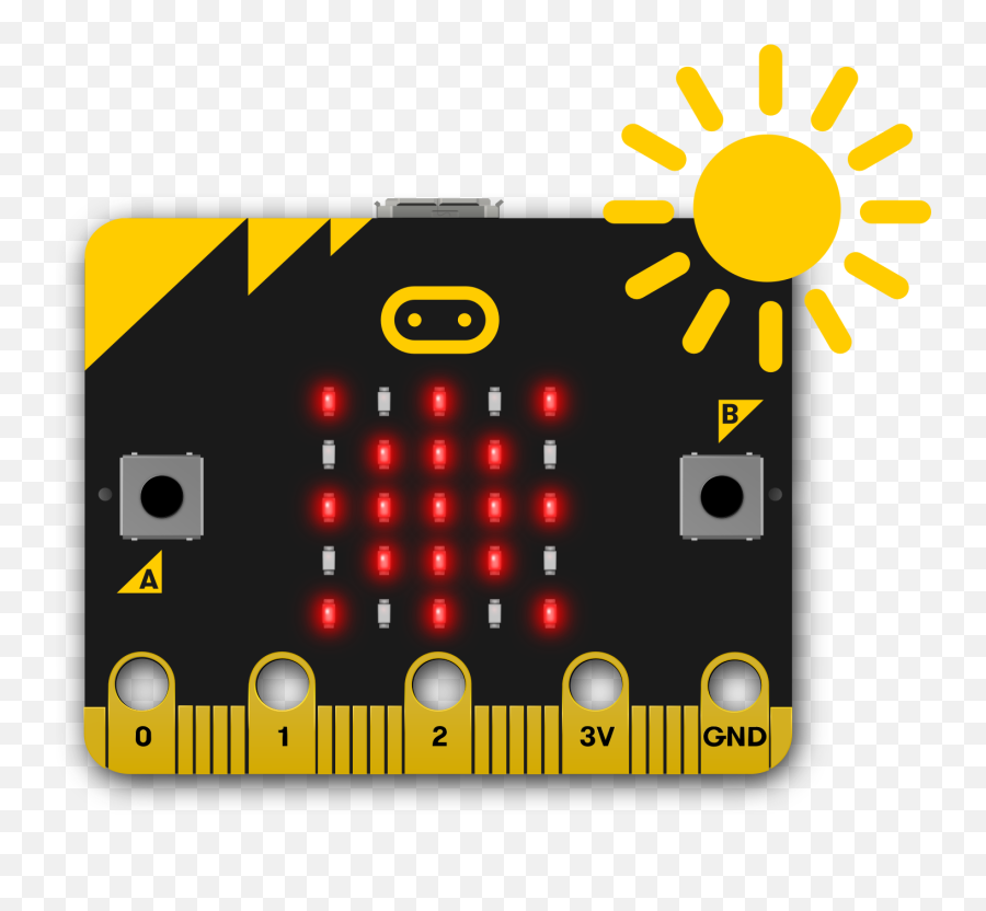 Bit - Transparent Micro Bit Png,Sun Light Png