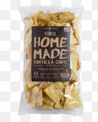 12 Oz Home Made Thick Tortilla Chips Png Bag Of