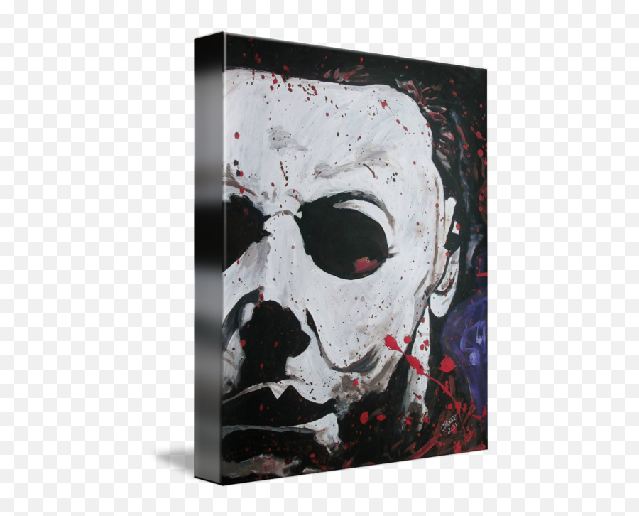 Michael Myers By Jeremy Moore - Michael Myers Mask Simple Painting Png,Michael Myers Mask Png