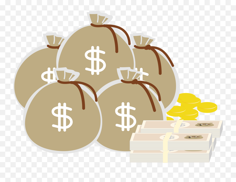 Money Bags For Dollars Clipart Free Download Transparent - Currency Png,Money Bags Png