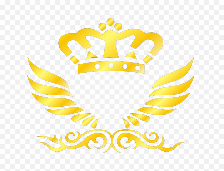 Crown Logo Gold - Logo Sayap Warna Emas Png,Gold Crown Logo