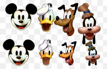 Mickey Mouse Face Png Image With No - Headshots Beginning Of Cartoons