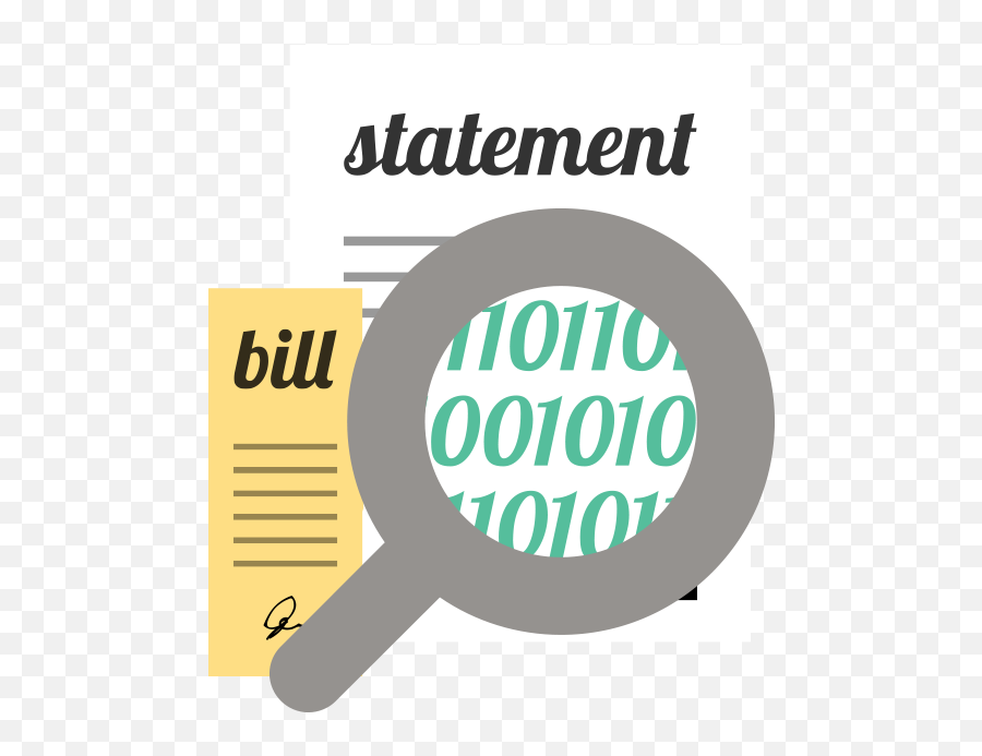 How It Works - Billing Statement Clip Art Png,Bills Logo Png
