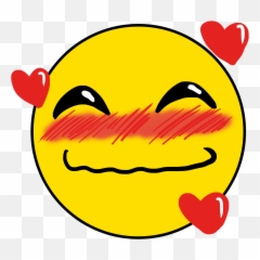 Emoji Love Smiley - Happy Png,Heart Face Emoji Png