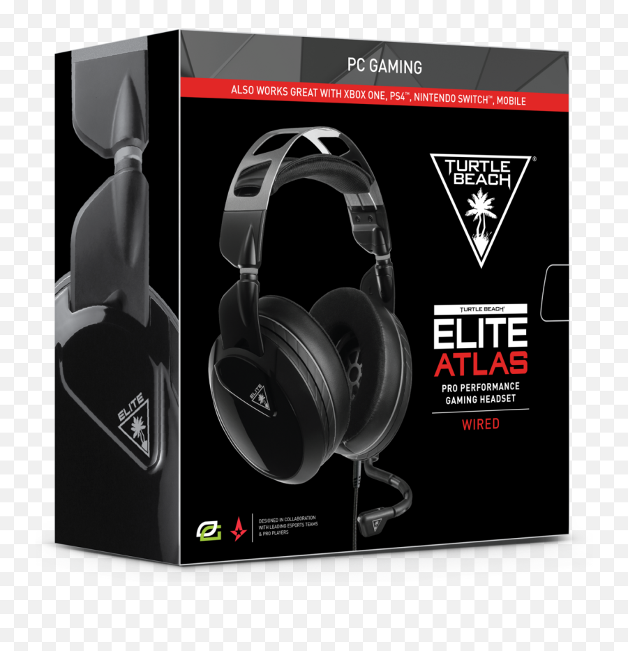 Turtle Beach Launches Atlas Series Of Wired Gaming Headsets - Turtle Beach Elite Atlas Wired Png,Gaming Headset Png