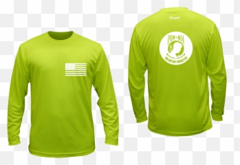 Unisex Reflective Long Sleeve - Flag Png,Pow Mia Logo