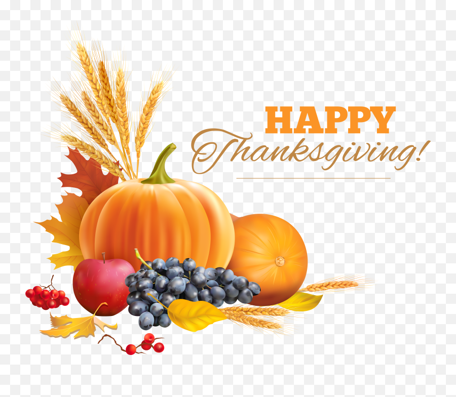 Cornucopia Clipart Give Thanks - Thanksgiving Message To Employees Png,Give Thanks Png