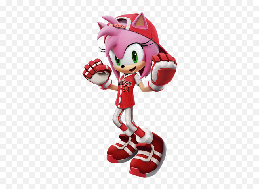 Furry But This Amy Is Looking Very Cute - Slugger Sonic And All Star Amy Png,Amy Rose Transparent