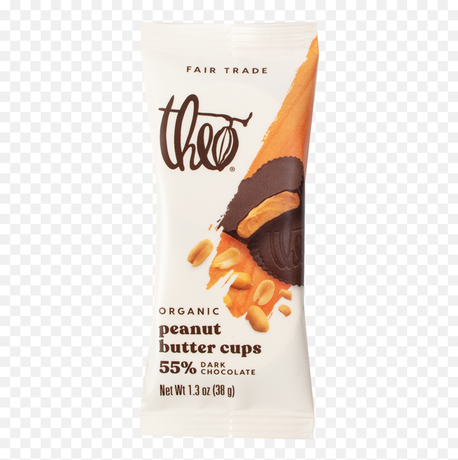 Dark Chocolate Peanut Butter Cups - Theo Peanut Butter Cups Png,Reese's Peanut Butter Cups Logo