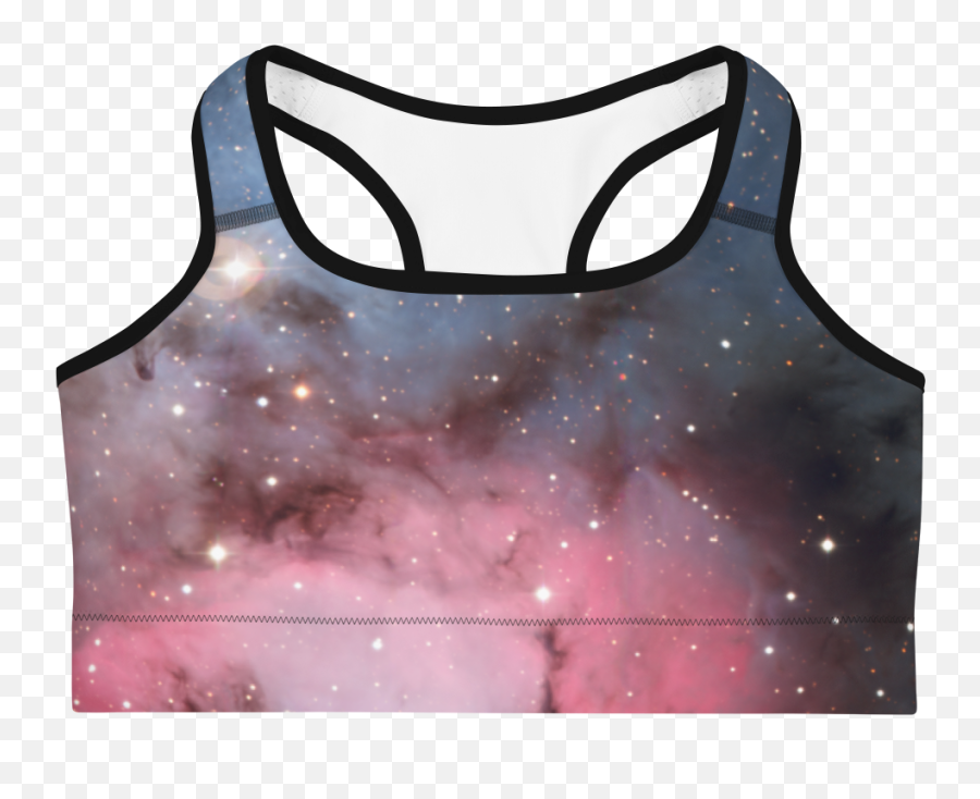 Trifid Nebula Eso Sports Bra - Vegan Sports Bra Png,Nebula Transparent