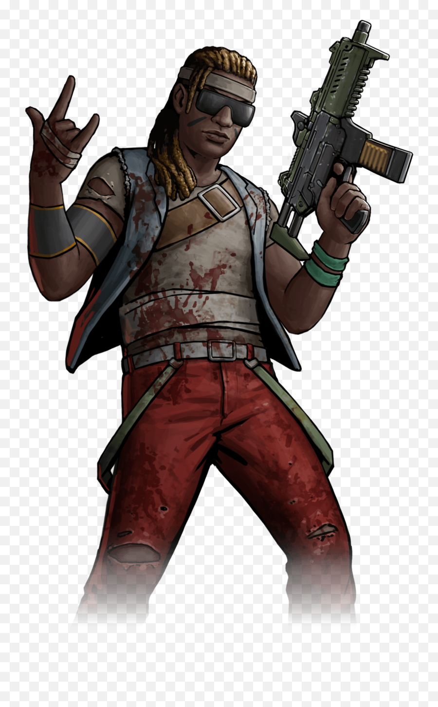Character Spotlight S - Class Shaquille The Walking Dead Fictional Character Png,Shaq Transparent