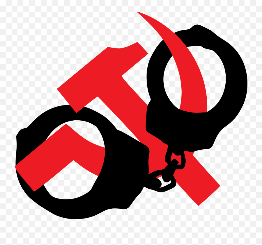 Handcuffs - 1558091280 Communism Hammer Sickle Anti Anti Communism Clipart Png,Communist Symbol Png