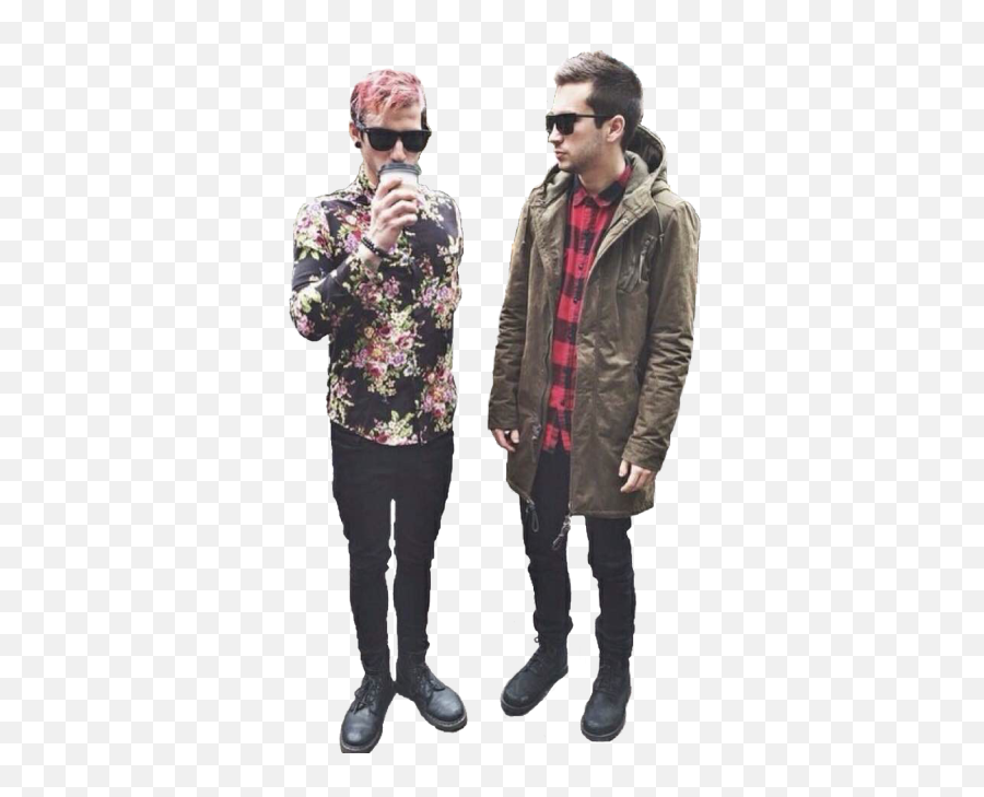 Download Hd Twenty One Pilots Joshua Dun Tyler Joseph - Josh Dun Png,Tyler Joseph Png